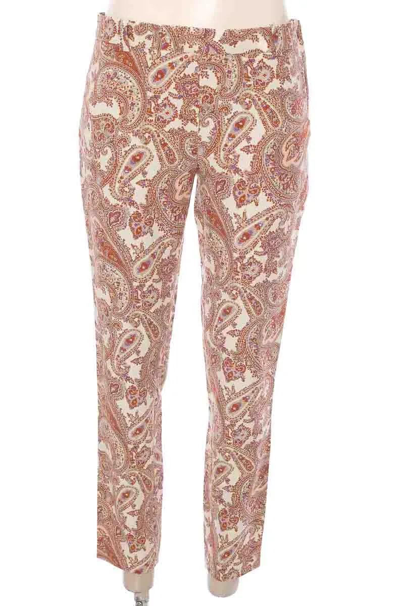 Pantalón color Estampado - Zara